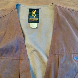 Browning suede field vest